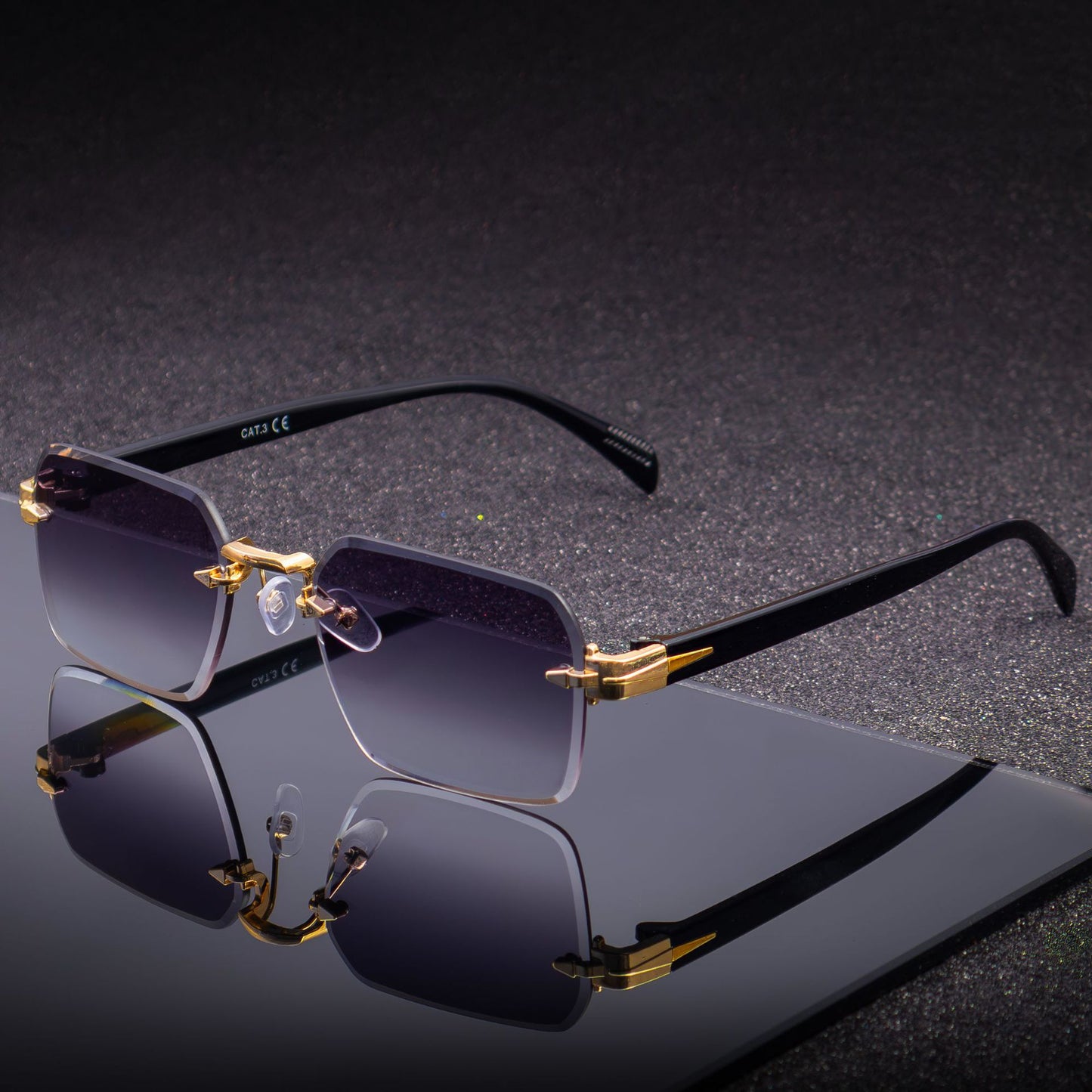 Men's Frameless Gradient Fashion Sunglasses