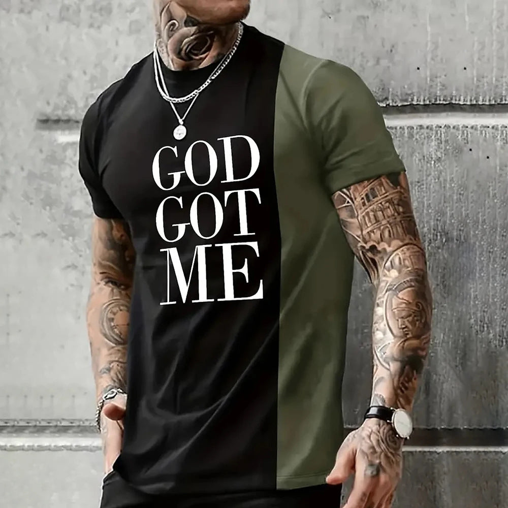 Men's 3D Digital Print Short Sleeve Shirt