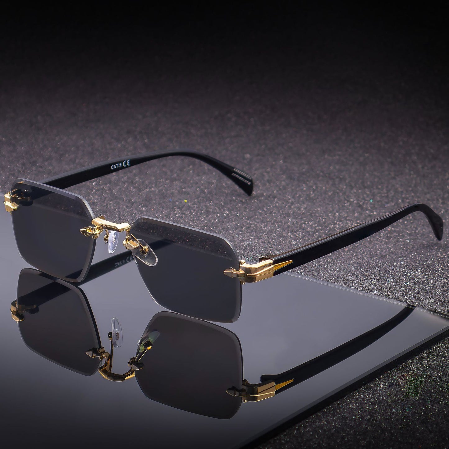 Men's Frameless Gradient Fashion Sunglasses