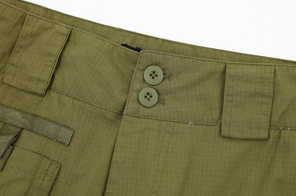 Men’s Wide-Leg, Baggy-Style Cotton Cargo Pants with Utility Pockets