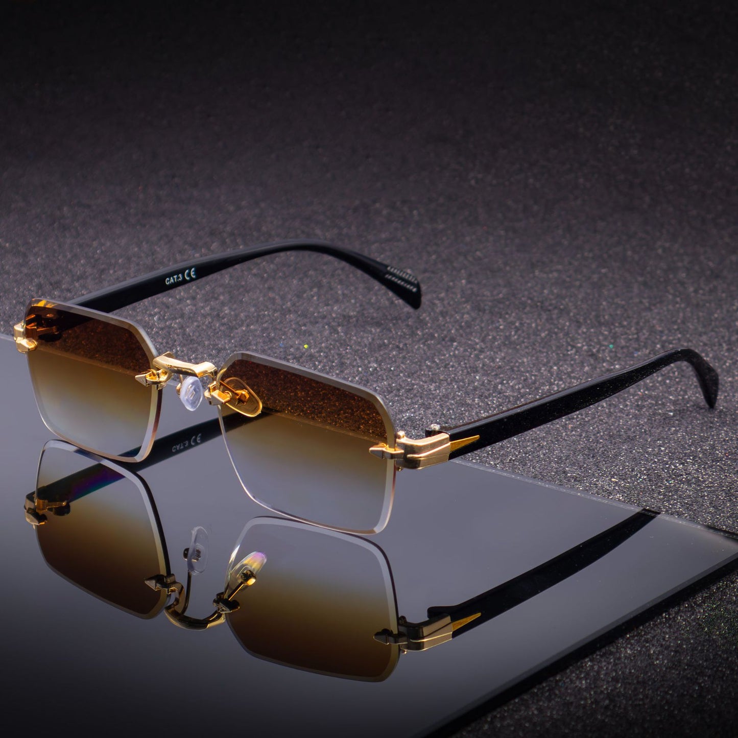 Men's Frameless Gradient Fashion Sunglasses