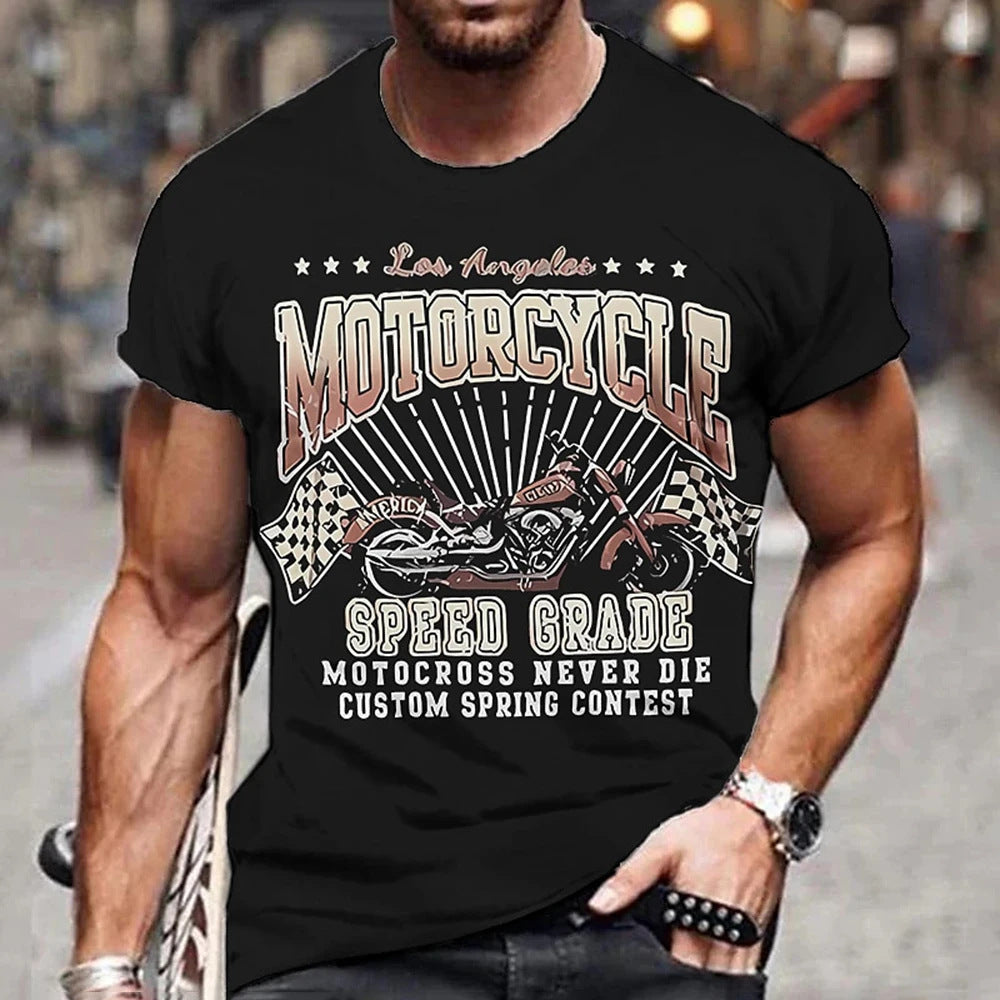 Men's 3D Digital Print Short Sleeve Shirt